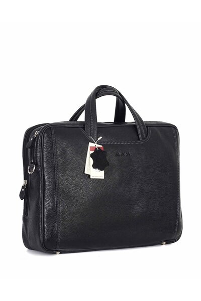 Aka Leather Sports Laptop Briefcase