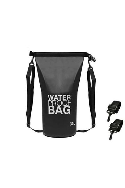 TECOS Drybag Backpack, , 30l Capacity, Black, Hiking, Water Sports Or Outdoor Activities