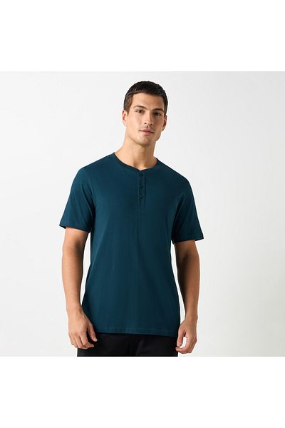 FAV Henley Neck T-shirt and Pyjama Set