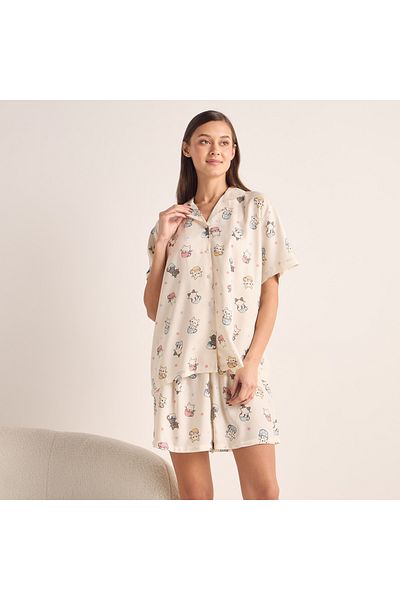 FAV Printed Shirt and Shorts Set