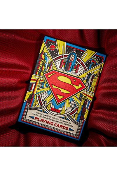 OyuncaklarÜlkesi Theory11 Superman Premium Oyun Kağıdı Limited Edition Koleks...
