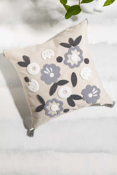 FH finehome Bareli Throw Pillow Cover 45X45Cm