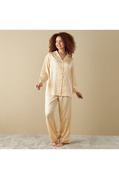 FAV All-Over Mickey Mouse Print Shirt and Pyjama Set