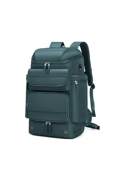 CRACOS Premium Multifunctional Backpack, ®, Green, 30l, 55x31x20 Cm, Waterproof,