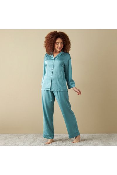 FAV All-Over Stitch Print Shirt and Pyjama Set