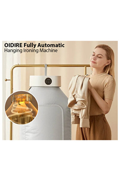 OIDIRE مجفف ملابس معلق محمول أوتوماتيكي بالكامل، وضعي تجفيف مزدوجان لجميع الأ...
