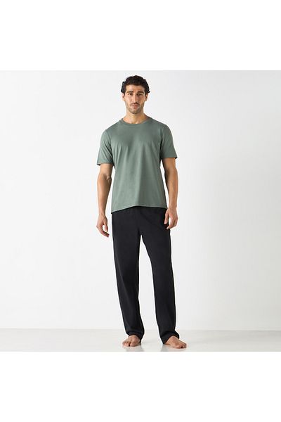FAV Round Neck Short Sleeves T-shirt and Pyjama Set