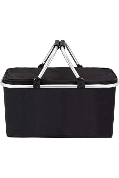 TECOS Θερμικό καλάθι πικνίκ, Tecos, πτυσσόμενο, διαστάσεις 44x23x22cm, μαύρο,...