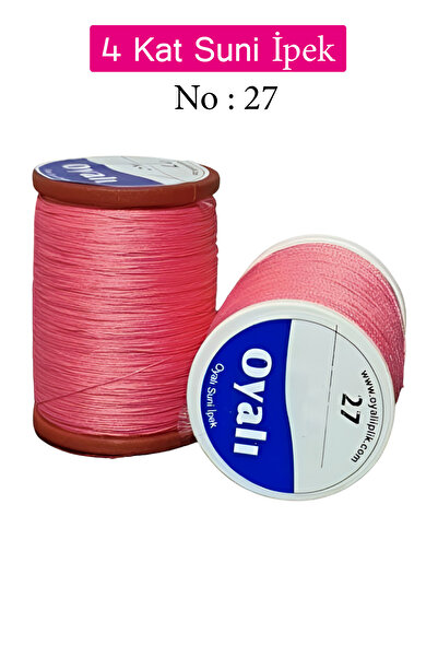 YenisiniAl Оялі 4-шаровий штучний шовковий нитка голка оялі бісерна нитка гач...