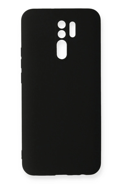 New Face غلاف هاتف Xiaomi Redmi 9 متوافق مع السيليكون المخملي الداخلي - أسود ...