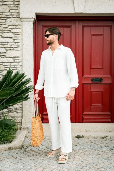 no7man Mikonos White Shirt
