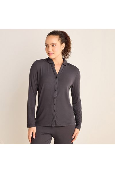FAV Collared Shirt and Elasticated Pyjama Set