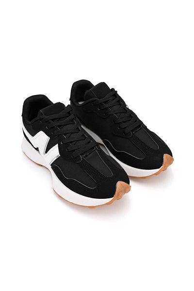 Tmall Pantofi sport pentru femei, din piele ecologică, D1434, negri