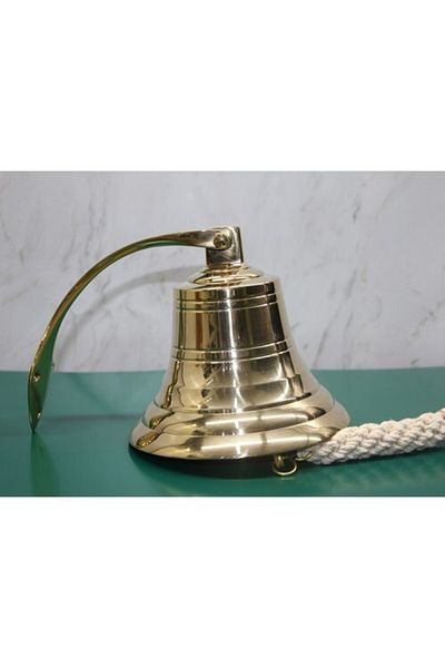 Otocub Brass Wall Hanging Bell Large Size