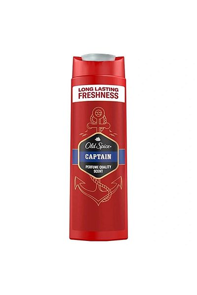 Old Spice Captain 2 in 1 - 400 Ml Shower Gel and Shampoo Set