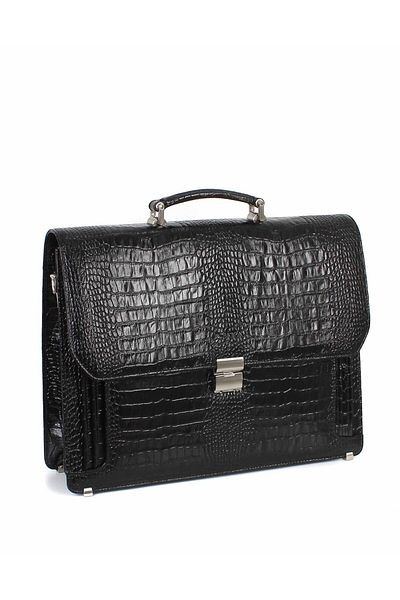 Aka Leather Black Classic Briefcase 270 12