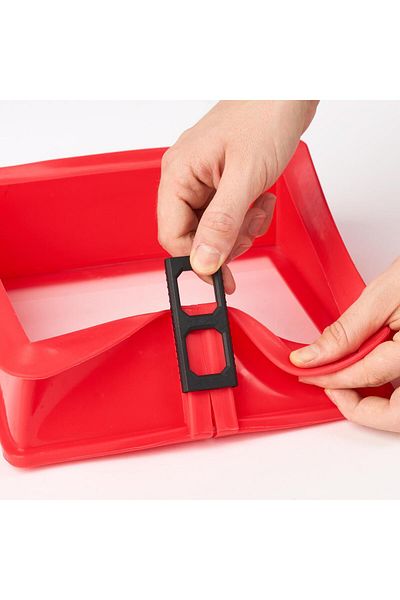 Onuvio Silicone Mold With Tempered Glass Bottom For Cakes, Dough, Cake, Cozonac, ® - Square