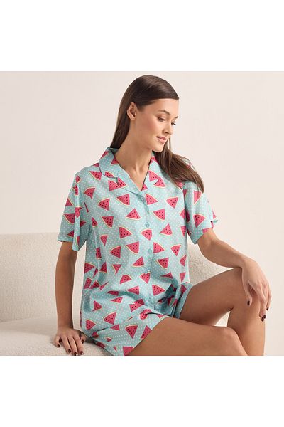 FAV Printed Shirt and Shorts Set
