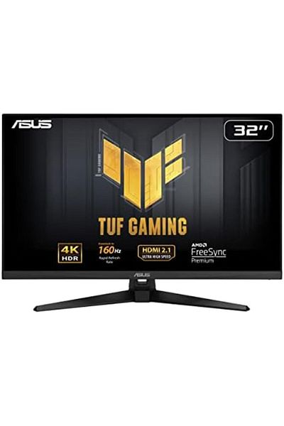 ASUS TUF Gaming Monitor VG32UQA1A - 31.5-inch 4K (3840x2160), 160Hz Overclocked, FreeSync Premium, HDR 40