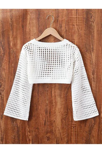 moda mh Summer Children's Openwork Crop