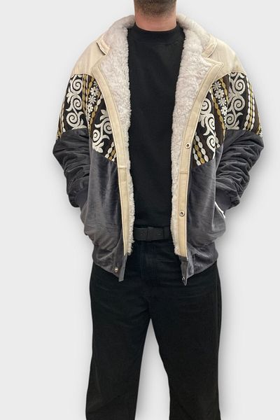 CANMODA (7345) 2XLARGE ΜΕΓΕΘΟΣ ΓΥΝΑΙΚΕΙΟ & ΑΝΔΡΙΚΟ OVERSIZE ΡΕΤΡΟ ΒΙΝΤΕΖ ΜΠΟΥΦΑΝ