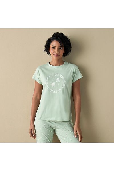 FAV All-Over Printed T-shirt and Pyjama Set
