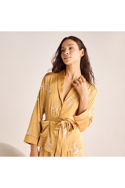 FAV Foil Print Viscose Pyjama Set