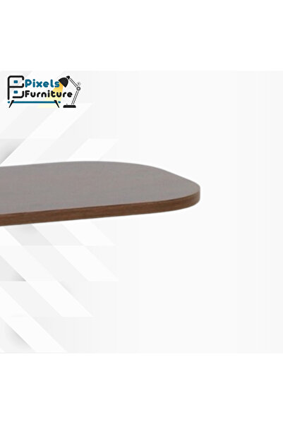 PixelsFurniture Set of 4 Pixel Furniture C-Shaped Side Table for Sofa and Bed, Table with Solid Metal Bases