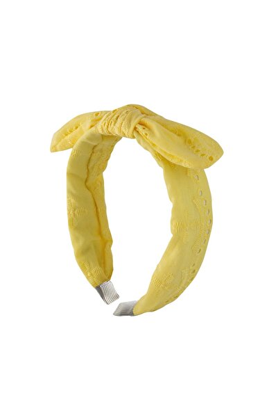 Antebies تاج الدانتيل الأصفر