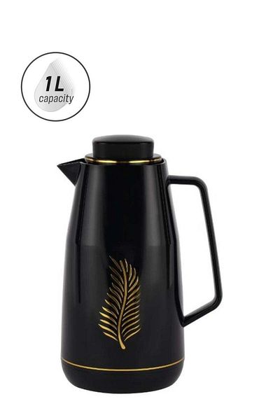 ROYALFORD 1.0 L Vacuum Flask With Pink Glass Inner And PP Outer Body