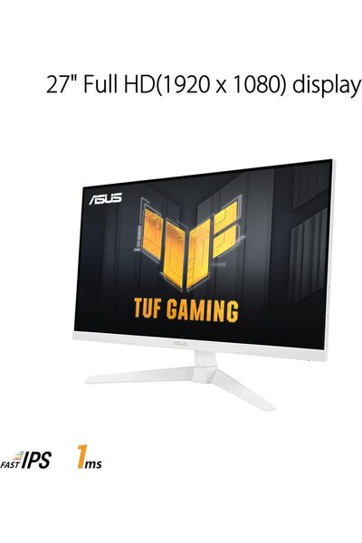 ASUS TUF Gaming VG279Q3A-W Gaming Monitor – 27-inch, Full HD(1920x1080), 180Hz, Fast IPS, ELMB Syn