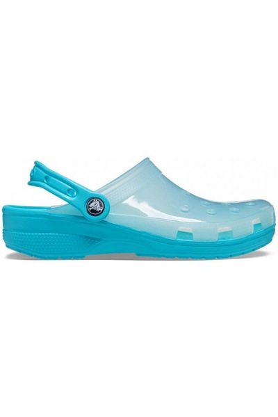 Crocs Classic Translucent Clog 39-40 EU - M7/W9 US Light Blue - Digital Aqua