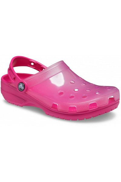Crocs Saboți Classic Translucidi 39-40 Eu - M7/w9 Us Roz - Roz Bombon