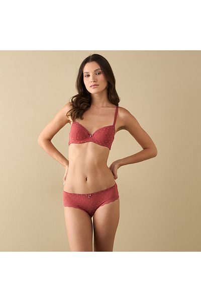 FAV Mesh Textured Bikini Briefs with Elasticated Waistband