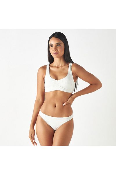 FAV Textured Bra and Bikini Briefs Set
