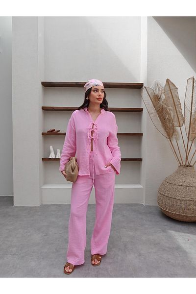 ESRAHELVACI Bow Tie Linen Set