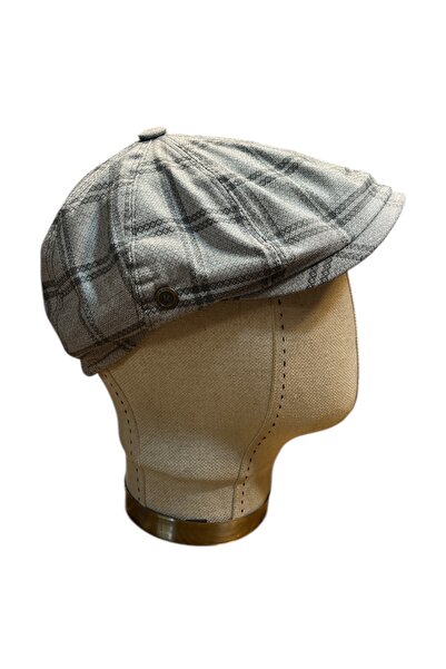 Melik şapka YAZLIK KETEN İNGİLİZ KASKET