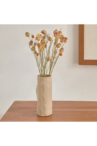 Home Box Whyton Travertine Vase 8.5x7.5x20 cm