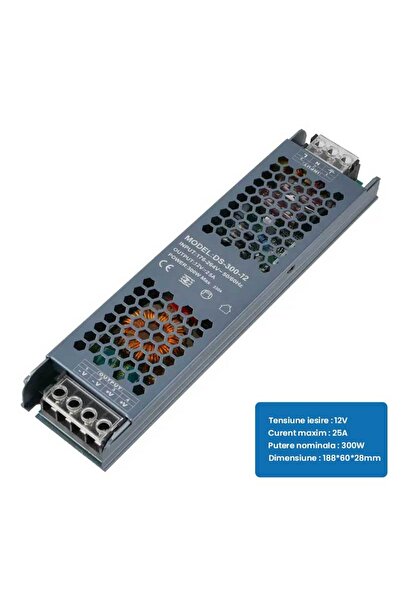 CLASSLIGHTS Premium Power Supply, 12V, 25A, Power 300W, ElectroAZ