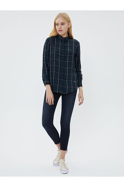 Loft lf 2025593   Pantaloni Natalie Sara Blue Black Denim - Wash W Effect, 20k