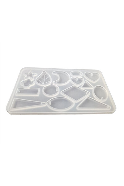 Müstesna Silikon Takı Küpe Kolye Yüzük Taş Seti Kalıbı Kendinden Delikli Evde...