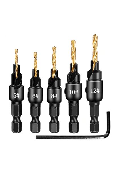 Müstesna Matkap Ucu Takımı #5 #6 #8 #10 #12 Ağaç Pvc Fiber Alüminyum Oyma Ahşap Oyma Dramel Ağaç