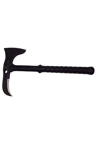 Depox Topor Ideallstore®, Tactical Adventure, oțel inoxidabil, argintiu, 41 cm, teacă inclusă
