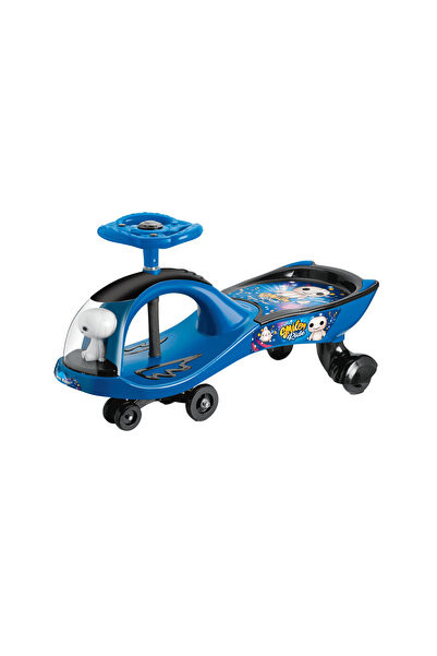 URBAN TOTS راكب مبتسم، أرجوحة ركوب وسيارة للأطفال مع موسيقى وتوجيه بالبوق