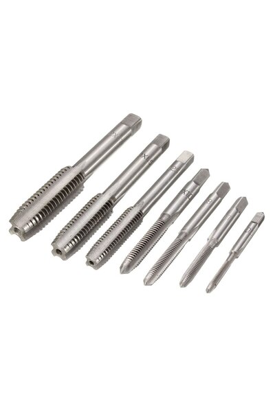 Jewval Klavuz Seti Metrik Diş Açma M3-m4-m5-m6-m8-m10-m12 Klavuzları Metrik M...