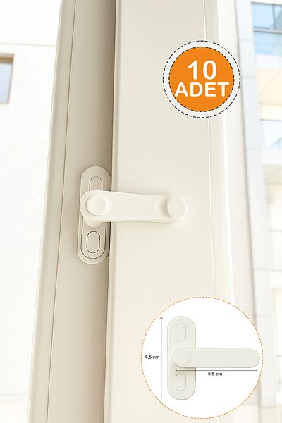 İdeal Baby 10 Pcs Window Lock Security Lock for Baby and Children Pimapen Window Balcony Door Lock