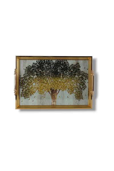 ROSE CENTER Decorative Tray, Special Design Presentation Tray, 42x29cm