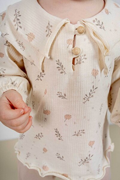 bombe Baby Kids Lilac Cotton Shorts 2-Piece Comfortable Set Trend Fashion Bottom Top Set