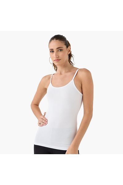 FAV Set of 3 - Strappy Vest with Scoop Neck