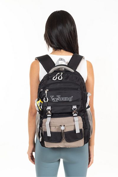 Necati Çanta Functional and Stylish: Multi-Compartment Backpack for Everyday Use and School